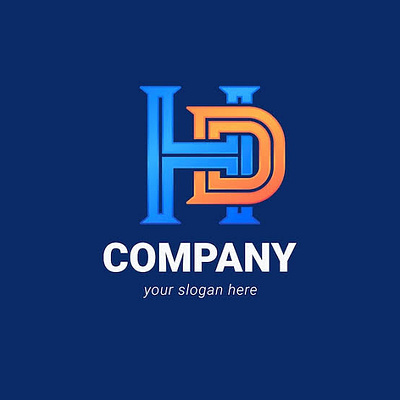 Hd logo design