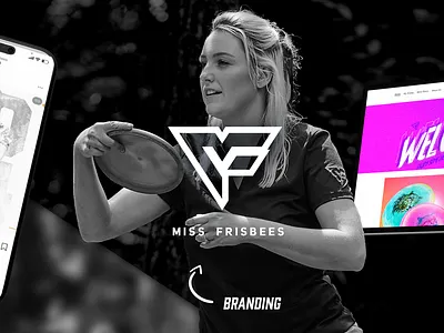 Miss Frisbees branding graphic design logo social media web design