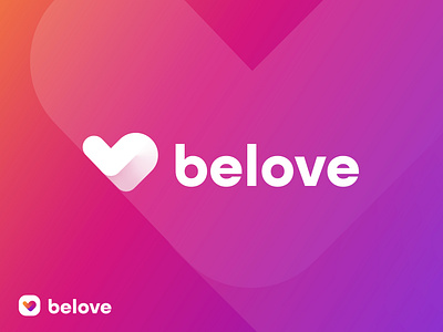 belove logo, dating logo b letter love logo belove logo branding dating dating logo design icon logo logo design love love logo minimal logo