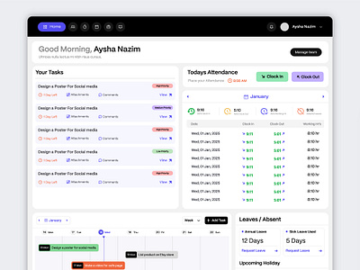 HR Software - Employee Dashboard UI hr hr management hr management design hr management ui ux hr software hr software design hr software ui ux hr software ux hr ui hr user experience hrm software design hrm ui ux software ui ux software ux design sofware ui ux ui ux design user experience design