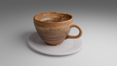 Cup of Wood 3d 3dmodel blender productdesign