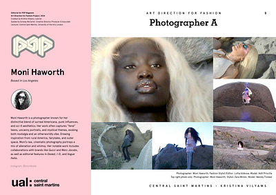 Central Saint Martins: Art Direction for Fashion art artist central saint martins creative csm design designer direction fashion fashiontent graphic kristina vilyams magazine pink pop product ual university of the arts london