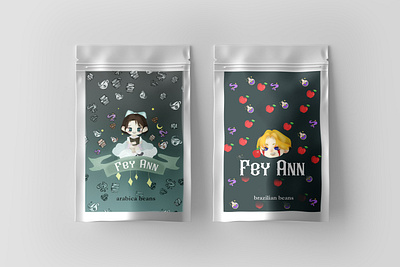 Fey Ann Book Cafe/ brand identity branding design graphic design illustration logo ui ux