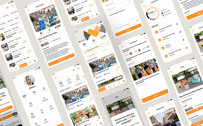 Civic Engagement Community App Design design ui ux ux research