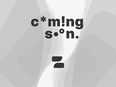 c*m!ng s°•n. branding graphic design logo