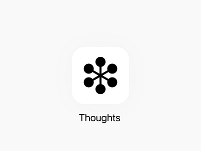 Thoughts app - Logo app design app logo craft grafician icon design icon logo logo logo app logo design logo designer logo symbol symbol thoughts app