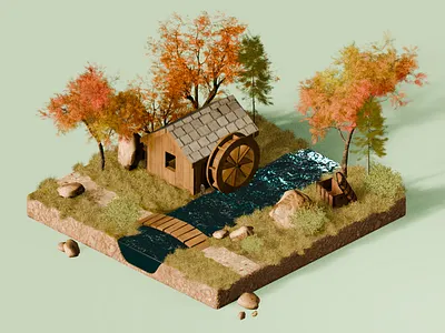 Tiny Hause 3d illustration