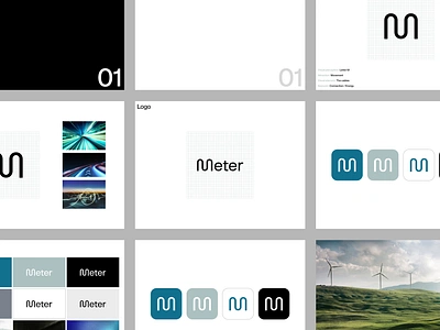 ⬤ Brand Proposal — Meter branding case study eddesignme el salvador energy logo meter monogram userexperience