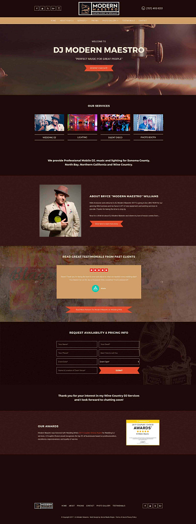 DJ Modern Maestro wordpress