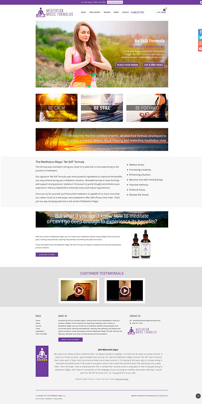 Med Magic web design wordpress