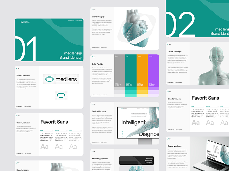 medilens: AI Medical Diagnostics & Imaging - Brand Book Identity