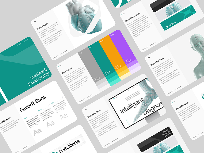 medilens: AI Medical Diagnostics & Imaging - Brand Identity Book