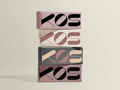 KOS: Makeup Subscription Branding branding logo
