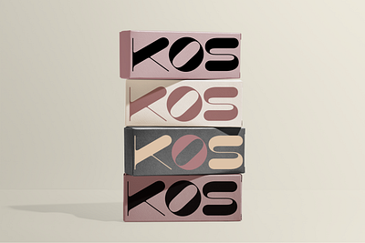 KOS: Makeup Subscription Branding branding logo