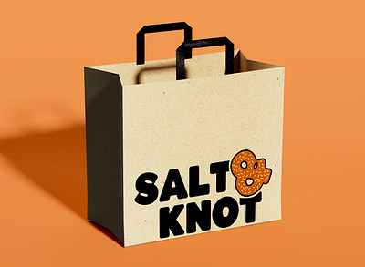 Salt & Knot Bakery Logo/Package Design branding logo