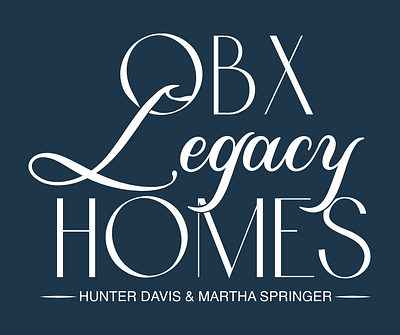 OBX Legacy Homes branding design graphic design logo