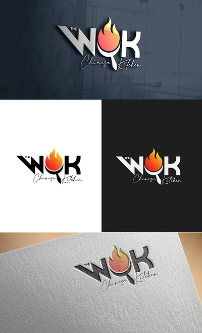 The Wok - Logo branding design graphic design identity logo logo design visual identity