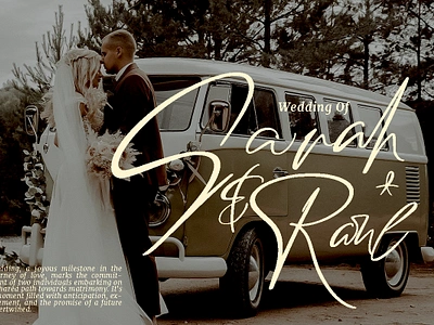 Sigmatures - Modern Script Font wedding font