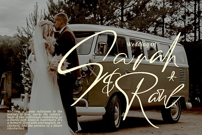 Sigmatures - Modern Script Font wedding font