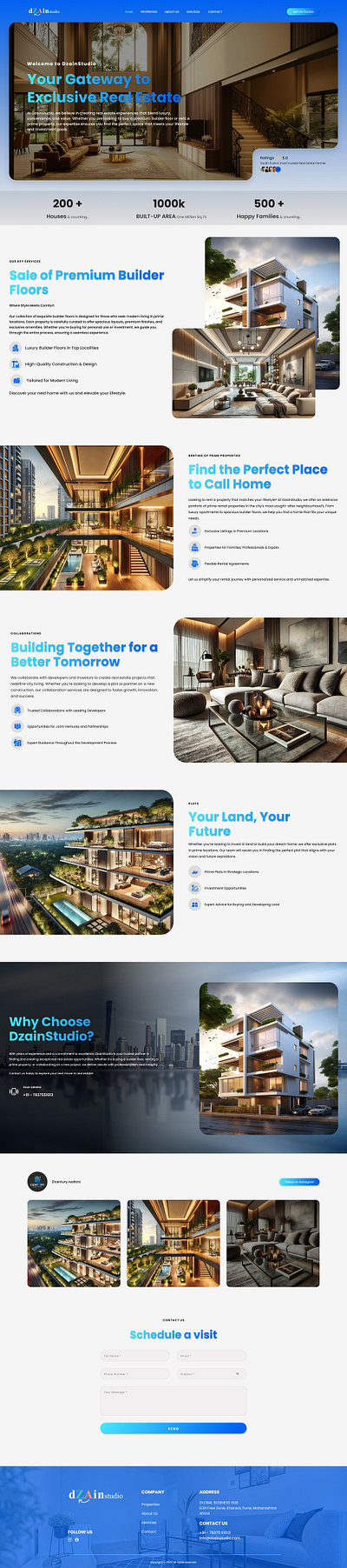 REALESTATE LANDING PAGE DESIGN landing page realestate