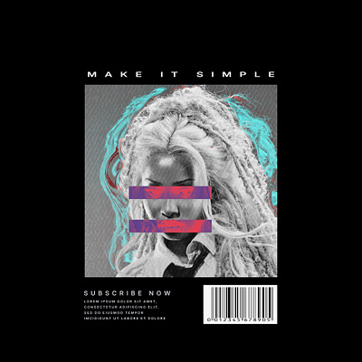 Make it Simple Album cover practice branding design digitalart graphic design illustration