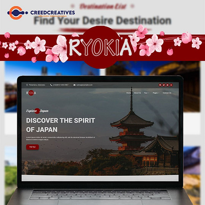 Explore Japan Like Never Before: Ryokia’s Journey Awaits agencycreatives uiux webdesign webdevelopment website