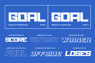 Football Stage - Football Font minimalist