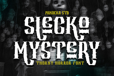 Slecko Mystery - Spooky Horror Font spooky