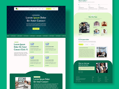 Islamic Finance Website Hero Section finance islamic ui ui design ui ux web web design website