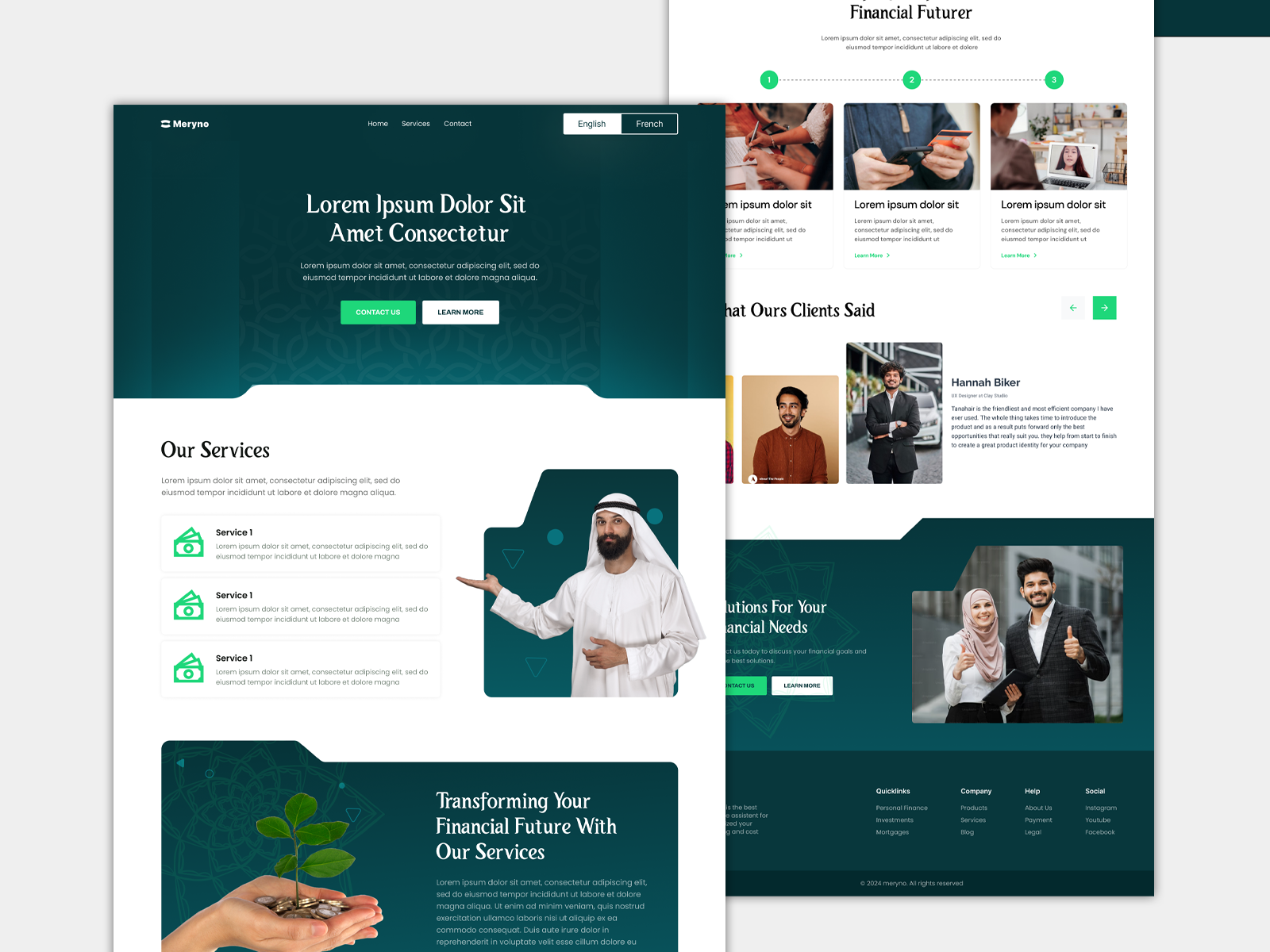 Islamic Finance Website Hero Section finance islamic ui ui design ui ux web web design website