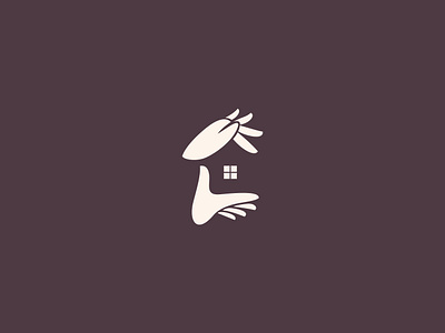 Hand & House Logo branddesign brandidentity branding branding concept building design hand hands home house illustration logo logo design logodesign negative space real estate ui