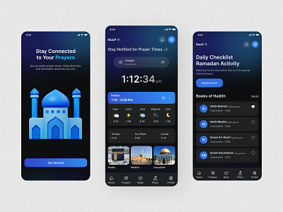 Prayer Mobile Applications app design graphic design mobile ui ui ux ux