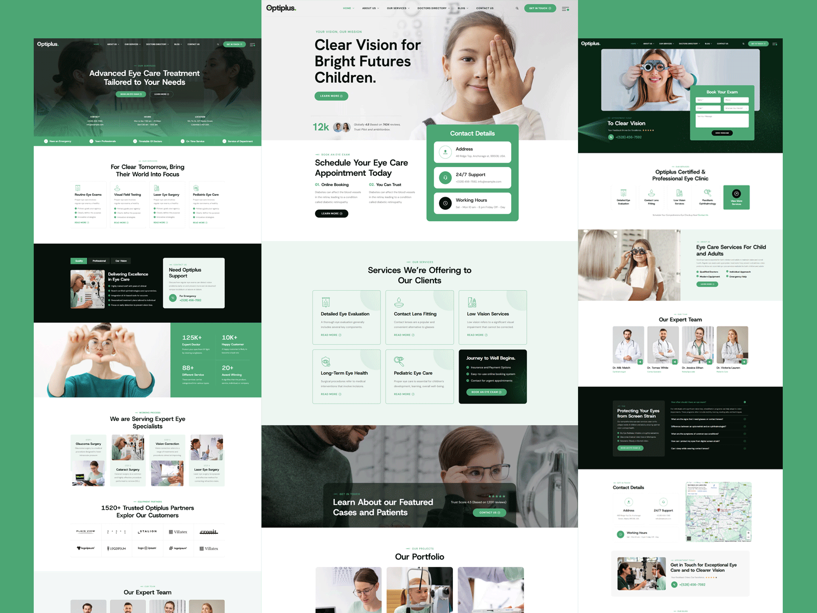 👓 See the future with clarity! 💼 boostyourbrand eyecare eyecareexperts optometristtheme optometry websitedesign wordpresstheme wordpresswebsite