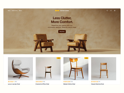 Landing Hero UI - Day 30 of 31 design ecommerce header hero hero section landing landing page minimal saas ui web design