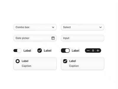 Interective forms in Figma animation branding design design system figma figma ui kit forms input interface ui ui kit ux web design