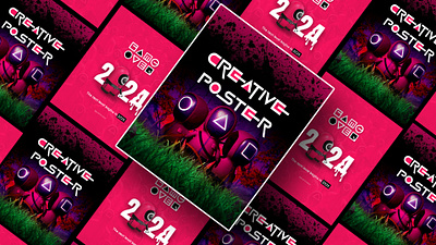 Creative New Year Poster designs creativeposter dribbble graphic design minimaldesign newyear newyears2025 portfolio posterdesign socialmedia socialmediacreatives