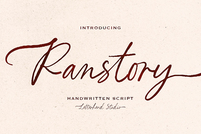 Ranstory Handwritten Script freebies versatile font