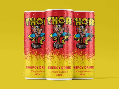 Energy Drink label design branding can desing graphic design labels logo packaging
