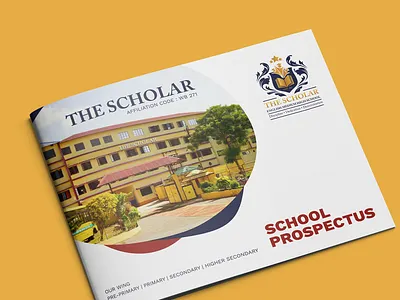 The Scholar School Prospectus Design 2022 admission advertisment branding campaign promotion prospectus school