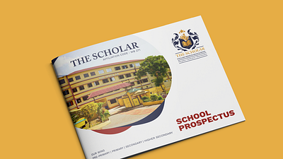 The Scholar School Prospectus Design 2022 admission advertisment branding campaign promotion prospectus school