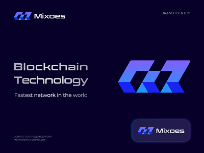 Letter M (Approved on Logogroud) abstract app logo blockchain logo branding crypto cube letter m logo logo logo design logo designer modern logo tech