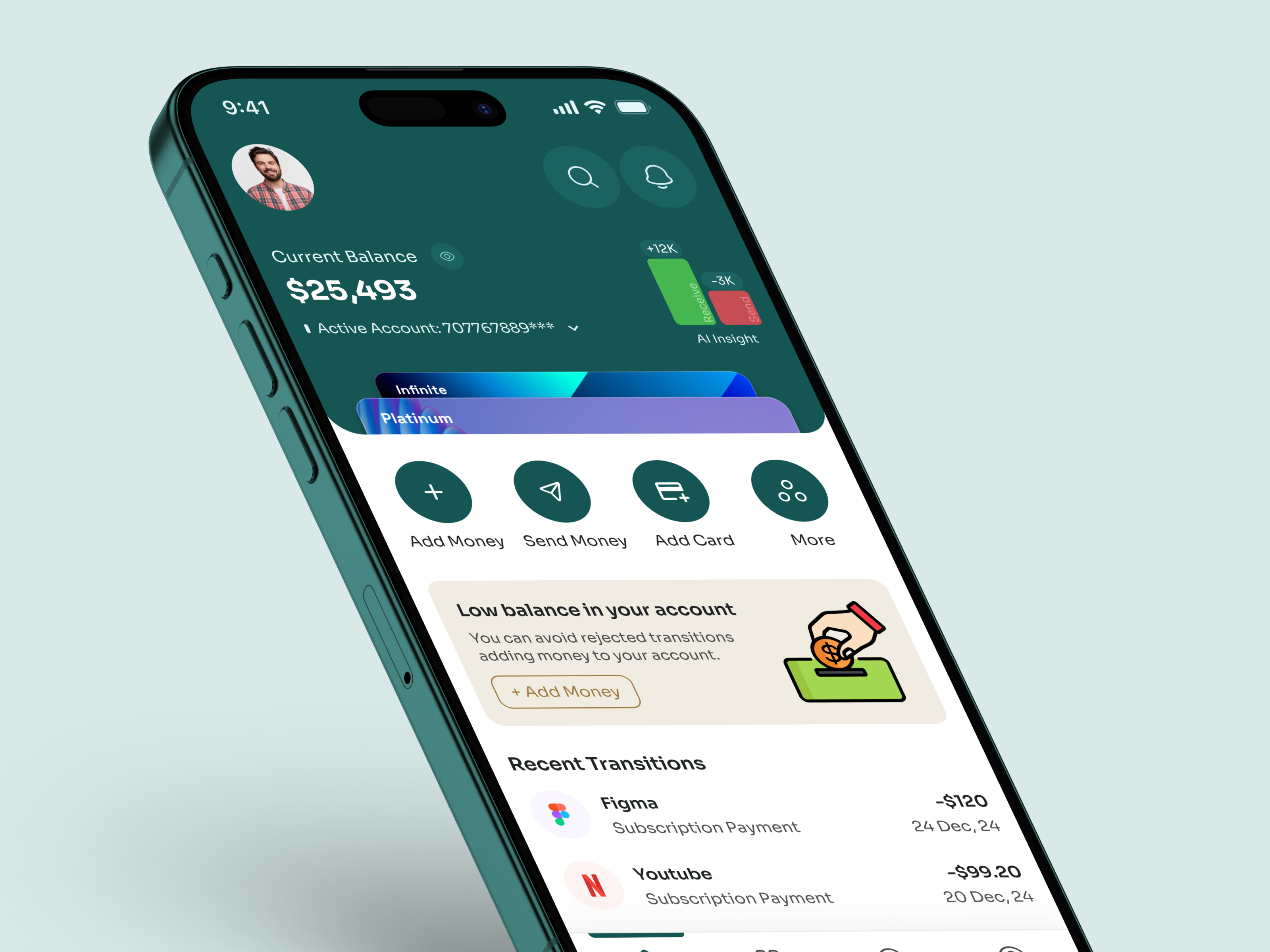 Example of Finance Mobile App