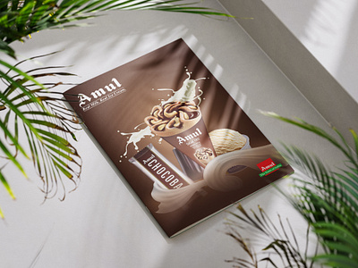 Amul Ice Cream Menu Design - Sweet Treats on Display graphic design