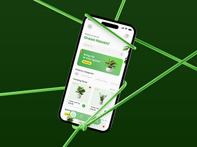 Plant shop app UI design advertising app design creative creative design design inspiration design practice figma design graphic design mobile app design nature inspired design plant lovers plant shop app ui ui design user interface ux ux design