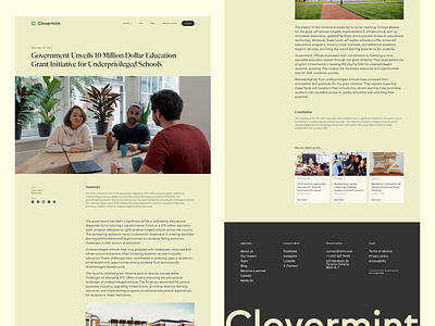 Clovermint: Article article clovermint quetratech ui website