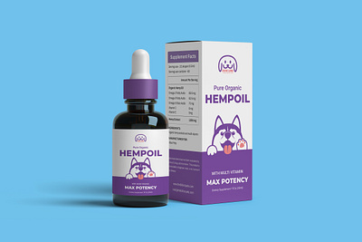 Pet branding, drop bottle label, and box design box design box label boxes branding creative dropper box dropper label food food label graphic design label design labels logo minimalist packaging design pet food pet food label supplement