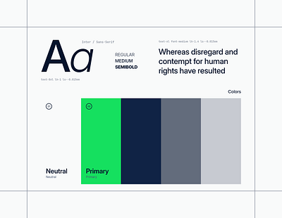 Minimal Design Guide css design system html ui