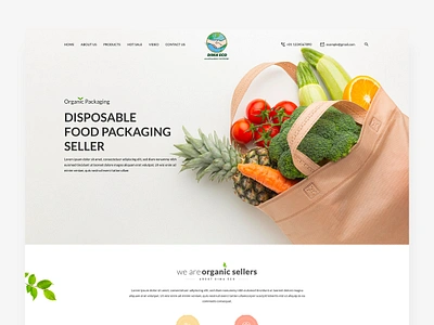 Dima Eco branding food packaging landing page ui uiux website