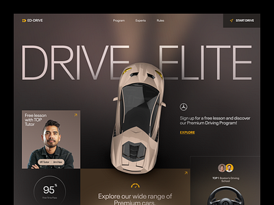 Website for an Education Company ✦ ED-Drive design interface product service startup ui ux web website