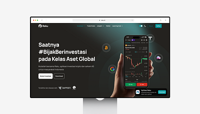 Investment Platform Web Design crypto design graphic design realproject trading ui ux web3 website